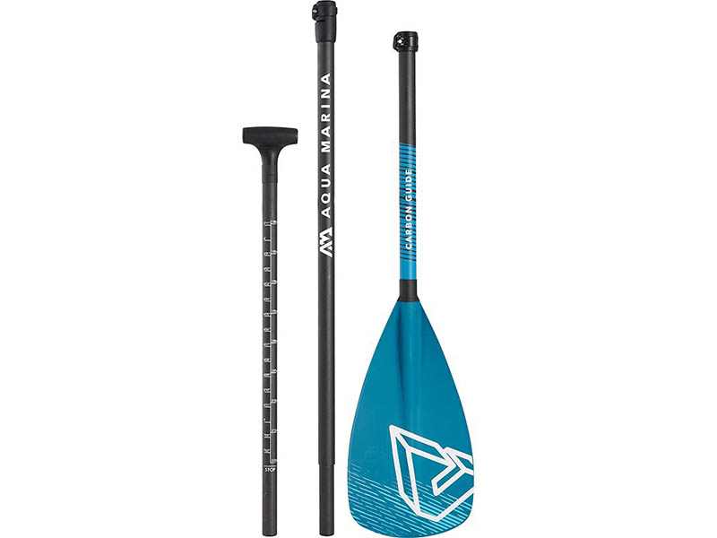 CARBON GUIDE Adjustable Carbon/Fiberglass iSUP Paddle (3 sections) – Bild 2